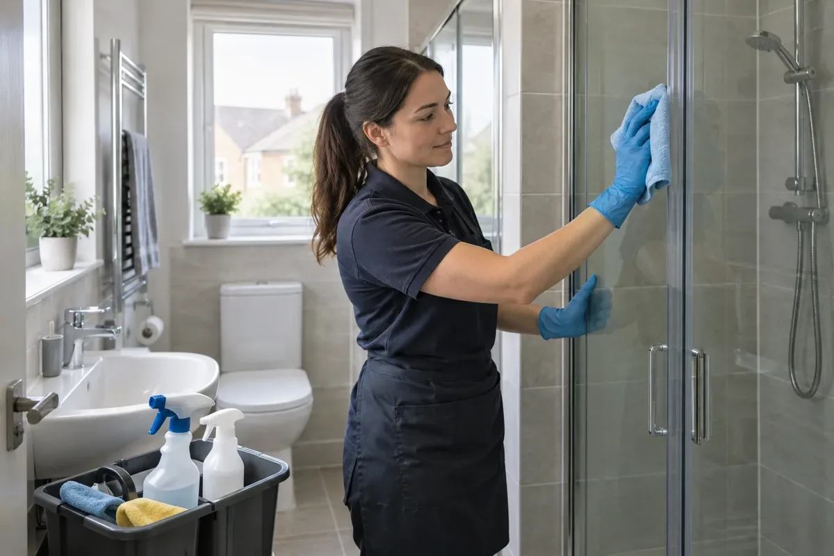 Bathroom tenancy cleaning work